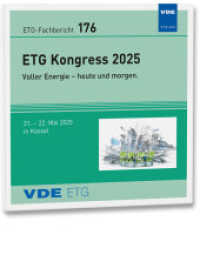 ETG-Fb. 176: ETG Kongress 2025, CD-ROM : Voller Energie - heute und morgen. 21. - 22. Mai 2025 in Kassel (ETG-Fachberichte) （Neuerscheinung. 2025. 956 S. 14 cm）