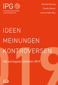 Ideen, Meinungen, Kontroversen : Die wichtigsten Debatten 2019 (Dietz Taschenbücher 0568) （2019. 340 S. 20.5 cm）