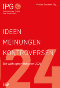 Ideen Meinungen Kontroversen : Die wichtigsten Debatten 2024 （2025. 314 S. 205 mm）