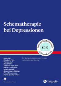 Schematherapie bei Depressionen : Ein Behandlungskonzept für das (teil)stationäre Setting (Therapeutische Praxis 93) （1. Auflage 2019. 2019. 96 S. 29.7 cm）
