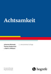 Achtsamkeit (Fortschritte der Psychotherapie 48) （2. Aufl. 2021. VI, 100 S. 24 cm）
