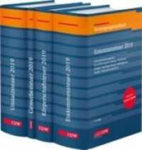 Steuer-Paket 2019: Ertragsteuern und Umsatzsteuer, m. 1 Buch, m. 1 Beilage : Veranlagungshandbücher: Einkommen-, Körperschaft-, Umsatz- und Gewerbesteuer 2019 (Gesamtabnahme) （15. Aufl. 2020. 6812 S. 225 mm）