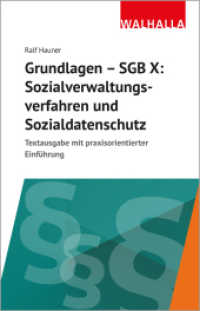 Grundlagen SGB X: Sozialverwaltungsverfahren, Sozialdatenschutz : Textausgabe mit praxisorientierter Einführung （2026. 140 S. 210 mm）
