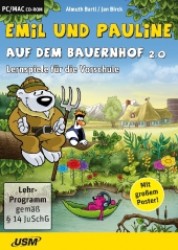 Emil und Pauline, CD-ROMs. Auf dem Bauernhof 2.0, 1 CD-ROM : Lernspiele für die Vorschule （2012. 23,5 cm）