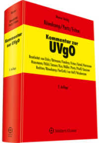 Kommentar zur UVgO （2. Aufl. 2022. 900 S. 250 mm）