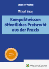 Kompaktwissen &ouml;ffentliches Preisrecht aus der Praxis