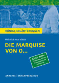 Heinrich von Kleist 'Die Marquise von O...', Ausgabe Nordrhein-Westfalen (Königs Erläuterungen und Materialien) （3. Aufl. 2019. 124 S. 180 mm）