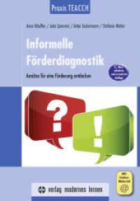 Praxis TEACCH: Informelle Förderdiagnostik, m. 1 Beilage : Ansätze für eine Förderung entdecken. Mit Online Material （3., überarb. u. erw. Aufl. 2020. 160 S. 23 cm）