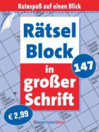R&auml;tselblock in gro&szlig;er Schrift 147