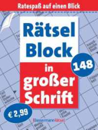 R&auml;tselblock in gro&szlig;er Schrift 148