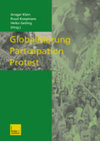 Globalisierung - Partizipation - Protest （2001. 2001. 332 S. 332 S. 1 Abb. 210 mm）