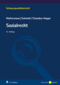 Sozialrecht （15. Aufl. 2022. 300 S. 240 mm）
