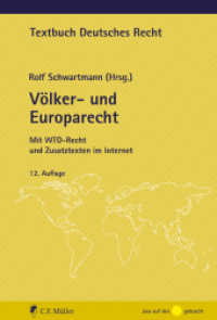Völker- und Europarecht : Mit WTO-Recht und Zusatztexten im Internet （12. Aufl. 2022. 1056 S. 185 mm）