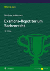 Examens-Repetitorium Sachenrecht (Unirep Jura) （10. Aufl. 2024. 232 S. 240 mm）