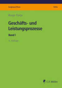 Geschäfts- und Leistungsprozesse : Band I (ReNo Prüfungsvorbereitung) （4. Aufl. 2025. 120 S. 240 mm）