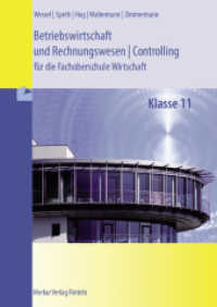Betriebswirtschaft und Rechnungswesen/Controlling : für die Fachoberschule Wirtschaft Klasse 11 - (Niedersachsen) （6. Aufl. 2024. 336 S. 240 mm）