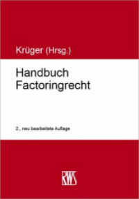 Handbuch Factoringrecht （2. Aufl. 2025. 760 S. 20 cm）