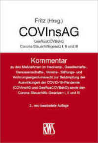 COVInsAG : Kommentar (RWS-Kommentar)