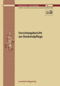 Historischer Gipsmörtel in Mitteldeutschland. (Bauforschung Bd.1002)