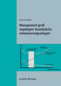 Management groß angelegter Grundstücksentwässerungsanlagen. : Organisation und Optimierung von Betrieb und Instandhaltung - ein Handbuch. Mit CD-ROM. （2013. 360 S. zahlr. Grafiken u. Tabellen, Arbeitshilfen auf CD-ROM. 24）