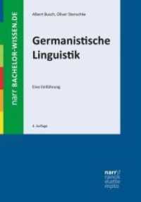 Germanistische Linguistik : Eine Einführung (bachelor-wissen)