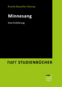 Minnesang : Eine Einf&uuml;hrung (narr Studienb&uuml;cher LITERATUR- UND KULTURWISSENSCHAFT) （1. Auflage. 2026. 300 S. 240 mm）