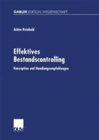 Effektives Bestandscontrolling : Konzeption Und Handlungsempfehlungen