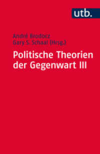 Politische Theorien der Gegenwart III Bd.3 : Eine Einführung (Paket Politische Theorien der Gegenwart) （Neuausg. 2016. 486 S. 185 mm）