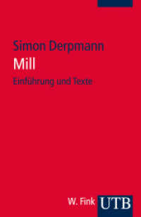 Mill : Einführung und Texte (UTB Uni-Taschenbücher 4092) （2014. 200 S. 185 mm）