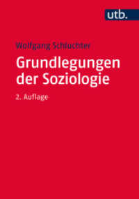 Grundlegungen der Soziologie : Eine Theoriegeschichte in systematischer Absicht. Studienausgabe (UTB Uni-Taschenbücher 4263) （2., überarb. Aufl. 2015. 680 S. 215 mm）