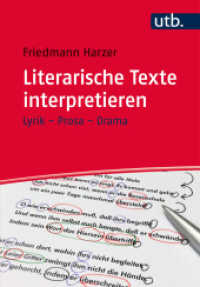 Literarische Texte interpretieren : Lyrik - Prosa - Drama (UTB Uni-Taschenbücher 4634) （2017. 286 S. 11 SW-Abb., 7 Tabellen. 215 mm）
