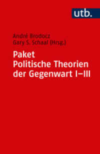 Paket Politische Theorien der Gegenwart, 3 Bde. : Politische Theorien I, Politische Theorien II, Politische Theorien III (UTB Uni-Taschenbücher Bd.4786) （2017. 1568 S. 185 mm）