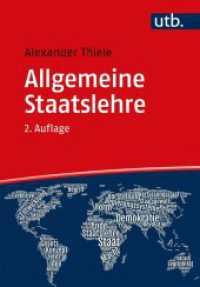 Allgemeine Staatslehre : Begriff, Möglichkeiten, Fragen im 21. Jahrhundert （2., überarb. Aufl., erw. Aufl. 2022. 416 S. 215 mm）