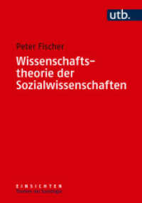 Wissenschaftstheorie der Sozialwissenschaften (Einsichten. Themen der Soziologie 9) （2023. 222 S. 215 mm）