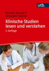 Klinische Studien lesen und verstehen （3., überarb. Aufl. 2023. 168 S. 46 SW-Abb., 24 Tabellen. 215 mm）