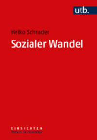 Sozialer Wandel (Einsichten. Themen der Soziologie) （2024. 264 S. 9 SW-Abb., 8 Tabellen. 215 mm）