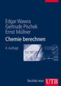 Chemie berechnen : Ein Lehrbuch für Mediziner und Naturwissenschaftler (UTB Uni-Taschenbücher Bd.8204) （4. Aufl. 2009. 280 S. einige Abb. u. Tab. 240 mm）