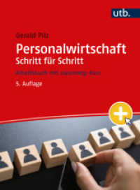 Personalwirtschaft Schritt für Schritt : Arbeitsbuch mit eLearning-Kurs (Schritt für Schritt) （5., überarb. Aufl. 2023. 164 S. 4 SW-Abb. 266 mm）