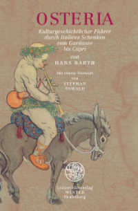 Osteria : Kulturgeschichtlicher Führer durch Italiens Schenken vom Gardasee bis Capri (Jahresgaben des Winter Verlages) （Nachdruck der zweiten Auflage, Stuttgart 1911. 2015. 393 S. 16 cm）
