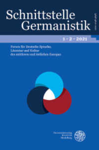 Schnittstelle Germanistik, Bd 1.2 (2021) : Deutsch in Sprachkontakten