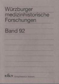 W&uuml;rzburger medizinhistorische Forschungen. .92/2008 Die Di&auml;tetik nach dem Secretum Secretorum in der Version von Jofroi Waterford : Teiledition und lexikalische Untersuchung. Dissertationsschrift （2007. 210 mm）