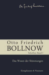 Das Wesen der Stimmungen (Schriften, Studienausgabe in 12 Bdn., kt. Bd.1) （2009. 227 S. 235 mm）