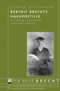 Bertolt Brechts Hauspostille : Einführung und Analysen sämtlicher Gedichte (Der neue Brecht 11) （2013. 258 S. 235 mm）