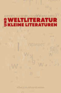 Weltliteratur und Kleine Literaturen （2022. 188 S. 235 mm）