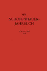 Schopenhauer Jahrbuch 2018 (Schopenhauer Jahrbuch 99) （2019. 198 S. 235 mm）