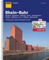 ADAC Stadtatlas Rhein-Ruhr 1:20.000 (ADAC StadtAtlas) （12. Aufl. Laufzeit bis 2022. 2018. 495 S. m. zahlr. farb. Pln. 295 mm）
