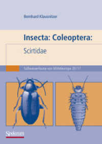 Süßwasserfauna von Mitteleuropa, 21 Bde.. Bd.18-20 Insecta: Coleoptera: Scirtidae （2008. 280 S. 240 mm）