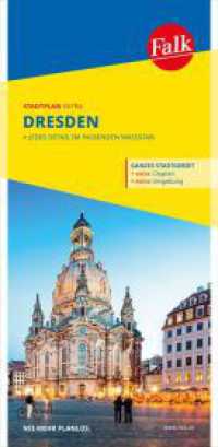 Falk Stadtplan Extra Dresden 1:20.000 : mit Ortsteilen von Freital, Radebeul. 1:20000 (Falk Stadtplan Extra) （23. Aufl. 2024. 246 mm）
