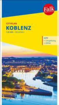 Falk Cityplan Koblenz 1:20.000 : 1:20000 (Falk Cityplan) （2. Aufl. 2024. 175 mm）