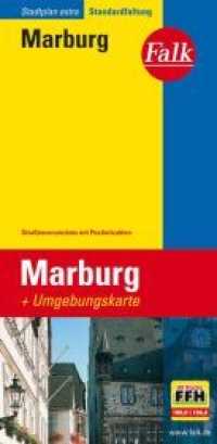 Falk Stadtplan Extra Marburg 1:16.000 : Mit Umgebungskarte, Straßenverzeichnis und Postleitzahlen. 1 : 17.000 (Falk Stadtplan Extra) （10. Aufl., Laufzeit bis 2020. 2016. 245 mm）